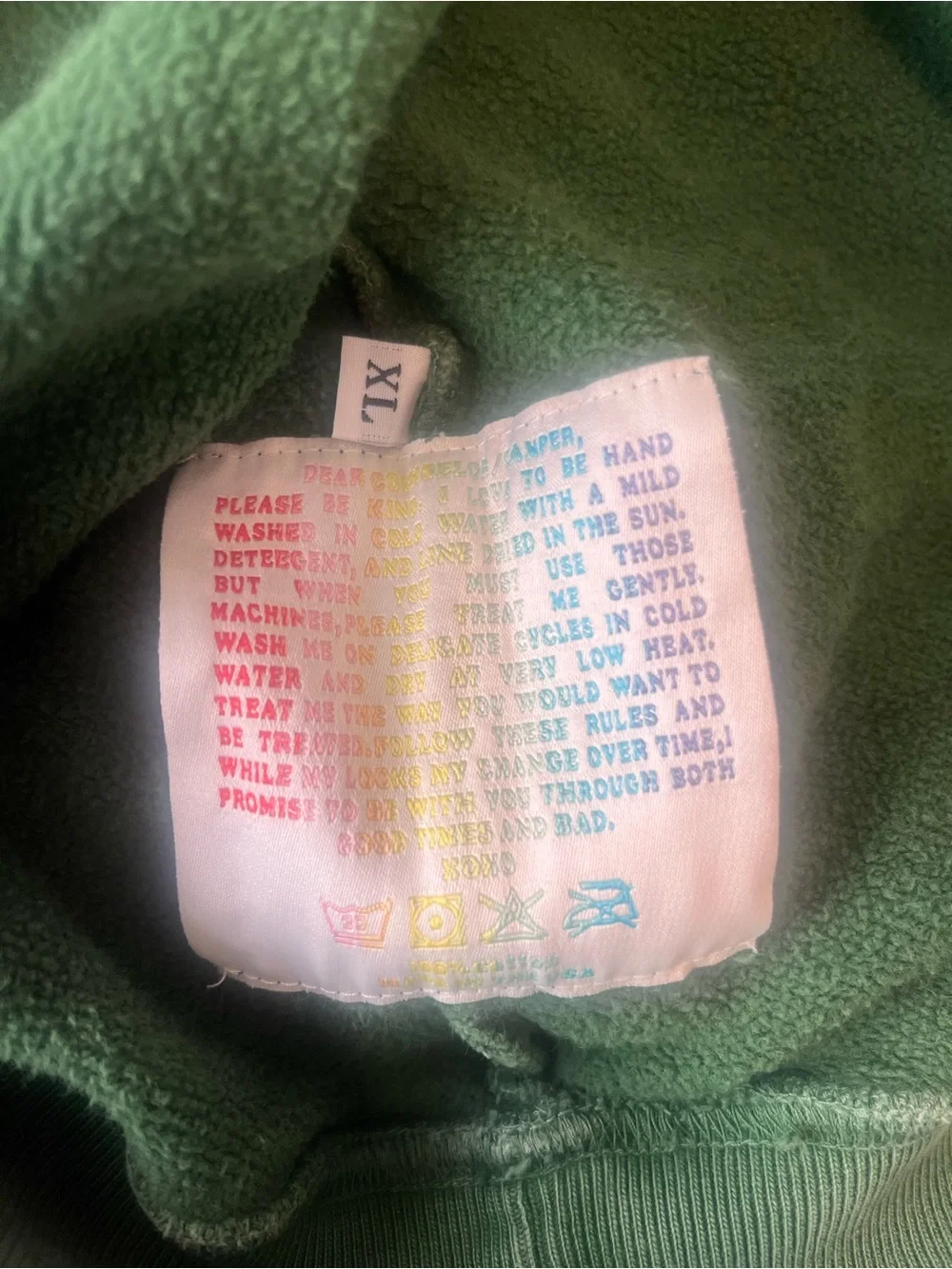 Camp High Green Hoodie
